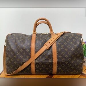 💎✨Authentic✨💎 Louis Vuitton Monogram Keep All 50 Travel Bag